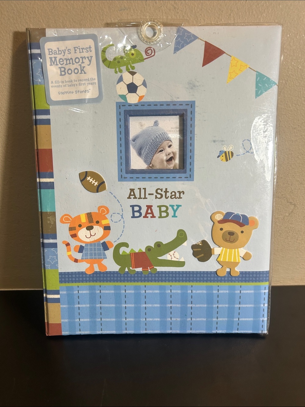 R. Gibson Stepping Stones "Little All Star" Baby Memory Book